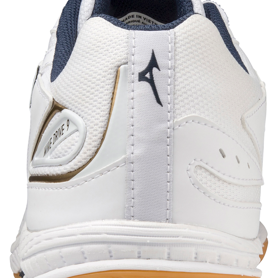 Mizuno WAVE DRIVE 9 White/dress blues/gold